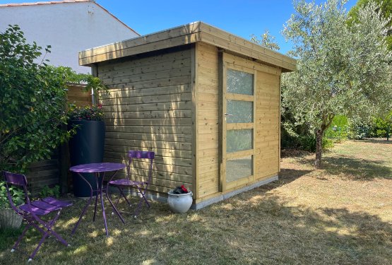 Abri de jardin en bois - Vintage